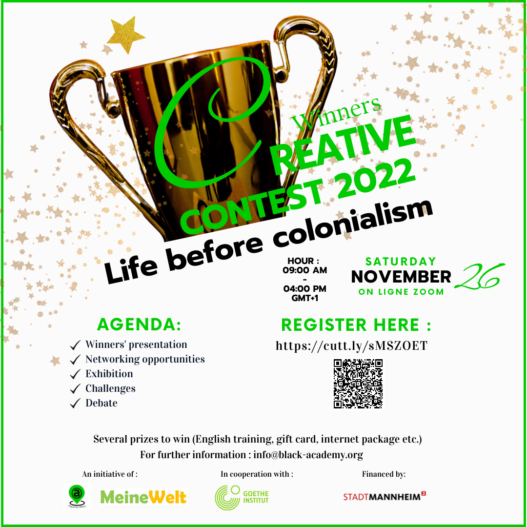 Closing ceremony of the Creative Contest 2022: Life before colonialism