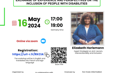 Invitation to  online Workshop on the Inclusion of People with Disabilities_16.05.24